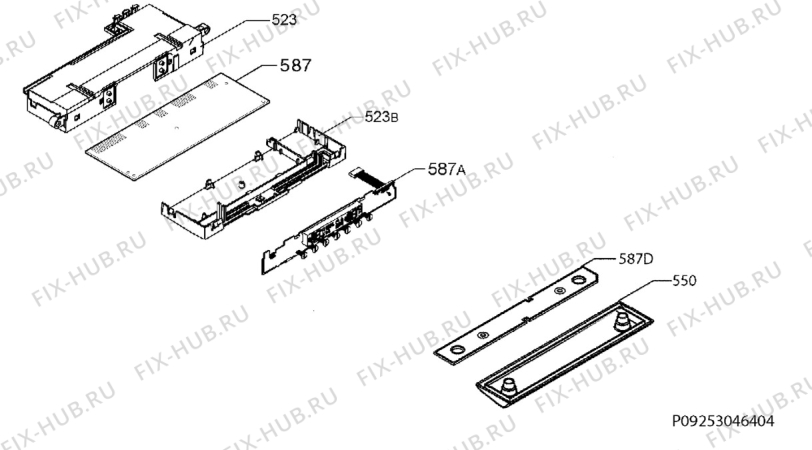 Схема №1 S83800CTW0 с изображением Микромодуль для холодильника Aeg 973925033864001